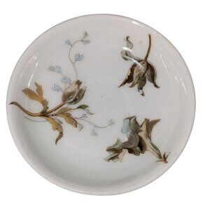 Haviland & Co Limoges Butter Pat Plates Floral Design Porcelain Antique 1879